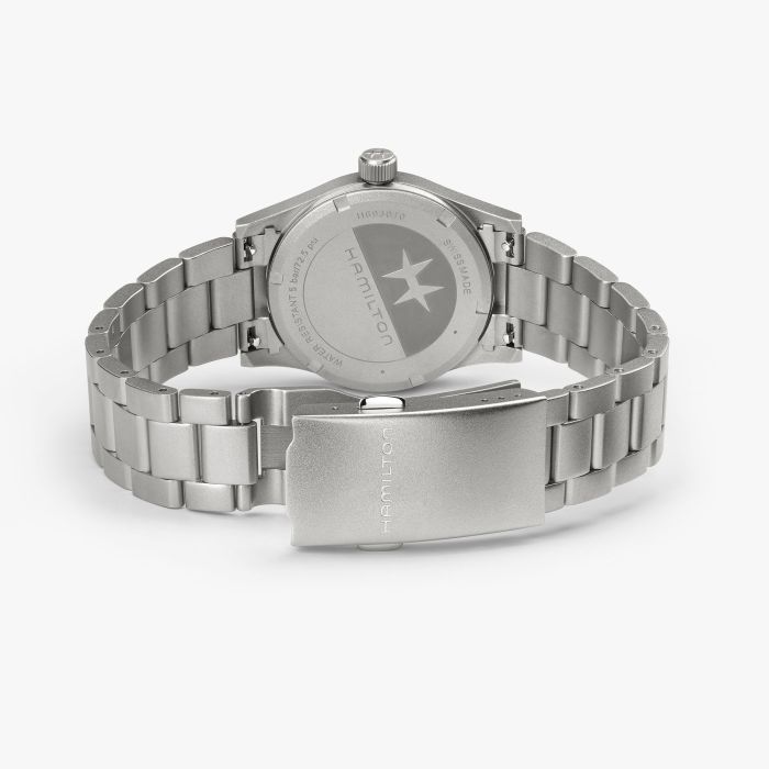 Hamilton Khaki Field Quartz H69301160 - bracciale e cassa acciaio  - quadrante verde cachi