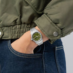 Load image into Gallery viewer, Hamilton Khaki Field Quartz H69301160 - bracciale e cassa acciaio  - quadrante verde cachi