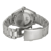 Hamilton Khaki Field Mechanical Power Reserve H69509130 - bracciale e cassa acciaio - quadrante nero con indicatore di carica