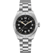 Hamilton Khaki Field Expedition Auto H70315130 - cassa e bracciale acciaio - quadrante nero
