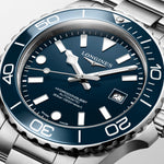 Load image into Gallery viewer, Longines Hydroconquest 42mm L3.788.4.96.6 - bracciale e cassa acciaio - quadrante e ghiera blu lucido - datario