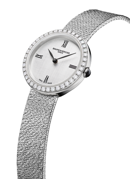Baume & Mercier Joia de Baume & Mercier 10850 - bracciale e cassa acciaio - quadrante argento
