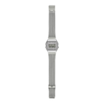 Load image into Gallery viewer, Casio Iconic A158WEM-7EF - bracciale e cassa acciaio - quadrante  digitale argento