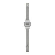 Casio Iconic A158WEM-7EF - bracciale e cassa acciaio - quadrante  digitale argento