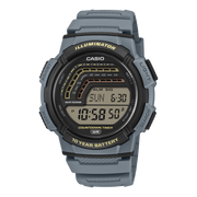 Casio WS-1800-2AV WS-1800-2AVEF - cinturino e cassa grigi - quadrante digitale nero