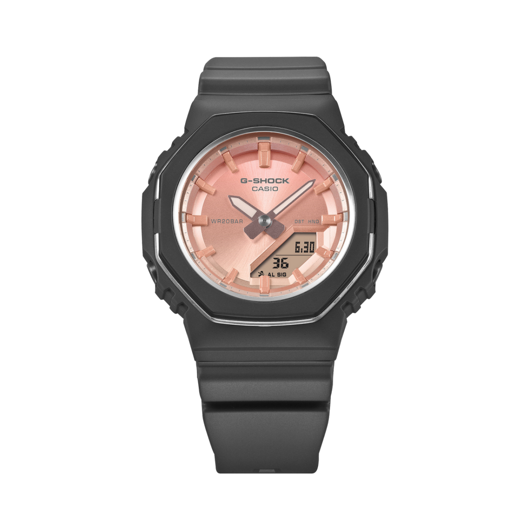 Casio GMA-P2100 GMA-P2110SC-4AER - cinturino e cassa resina neri - quadrante rosa