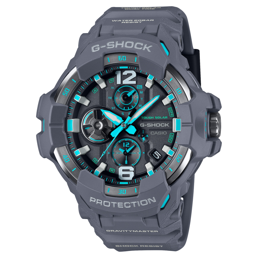Casio Gravitymaster GR-B300-8A2ER - cinturino e cassa resina grigia - quadrante grigio multifunzione