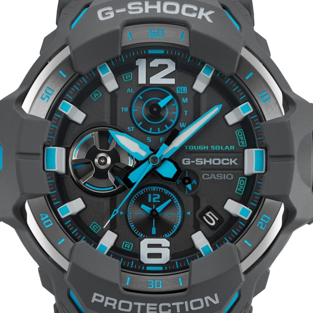 Casio Gravitymaster GR-B300-8A2ER - cinturino e cassa resina grigia - quadrante grigio multifunzione