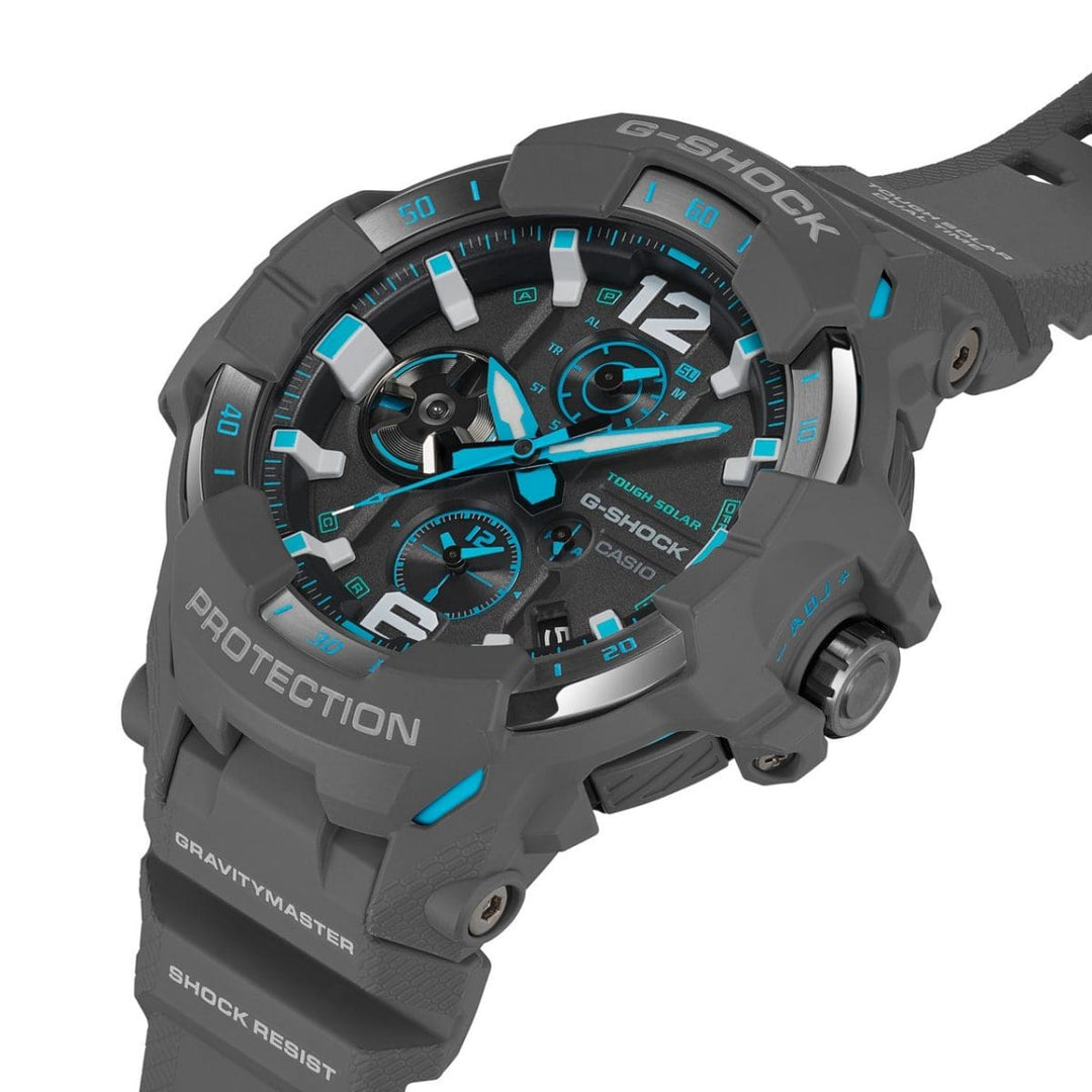 Casio Gravitymaster GR-B300-8A2ER - cinturino e cassa resina grigia - quadrante grigio multifunzione
