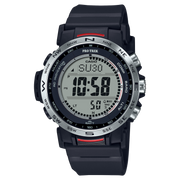 Casio PRW-35 PRW-35-1AER - cinturino e cassa resina nera - quadrante grigia multifunzione