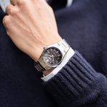 Load image into Gallery viewer, Casio Edifice Automatic EFK-110D-1AER - bracciale e cassa acciaio - quadrante nero con datario