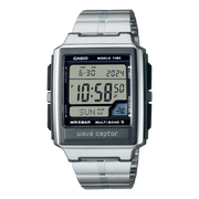 Casio WV-59RD-1A WV-59RD-1AEF - bracciale acciaio - cassa resina grigia - quadrante digitale