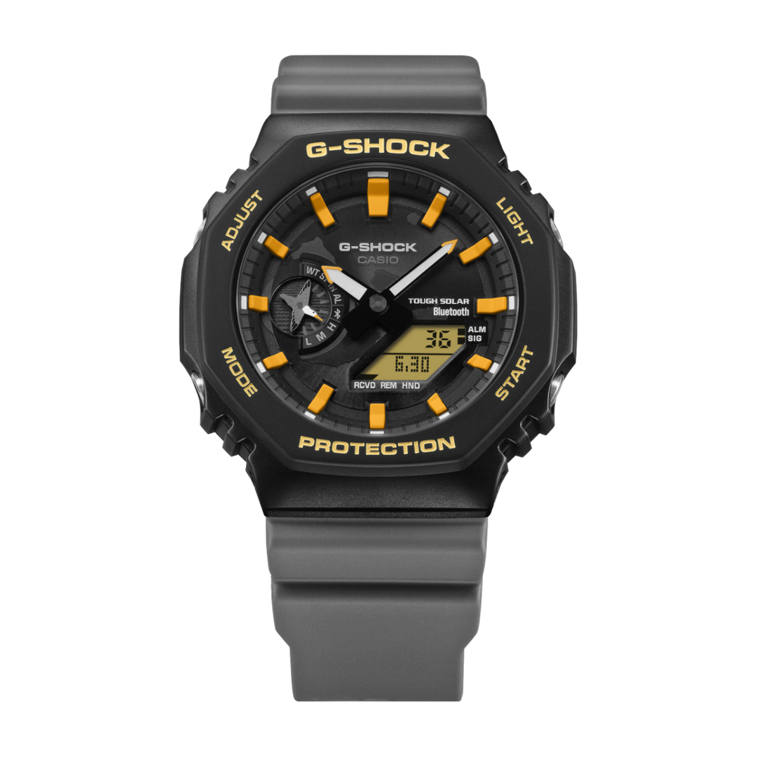 Casio G-SHOCK x Charles Darwin Foundation GA-B2100DF-1AER - cinturino resina grigia - cassa resina nera - quadrante nero multifunzione