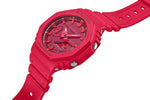 Load image into Gallery viewer, Casio G-shock classic GA-2100-4AER - cinturino e cassa resina rossa - quadrante multifunzione rosso