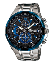 Casio Edifice EFR-539D-1A2VUEF - bracciale e cassa acciaio - quadrante blu multifunzione