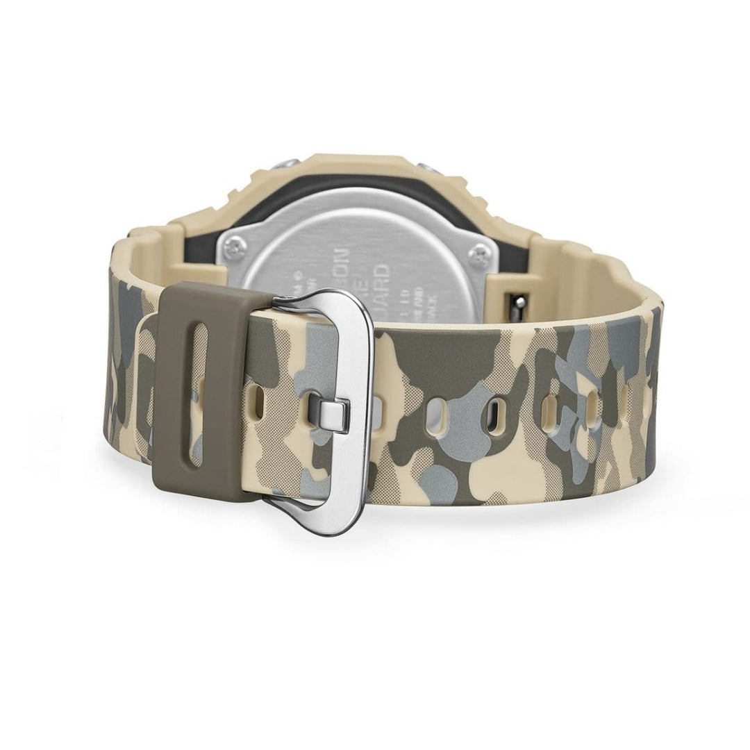 Casio G-shock GA-2100CM-5AER - cinturino e cassa resina militare - quadrante nero multifunzione