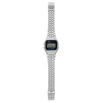 Load image into Gallery viewer, Casio Iconic A159WE-1EF - bracciale acciaio - cassa resina grigia - quadrante nero multifunzione