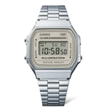 Load image into Gallery viewer, Casio Vintage A168WA-8AYES - cinturino acciaio - cassa resina grigia - quadrante grigia multifunzione