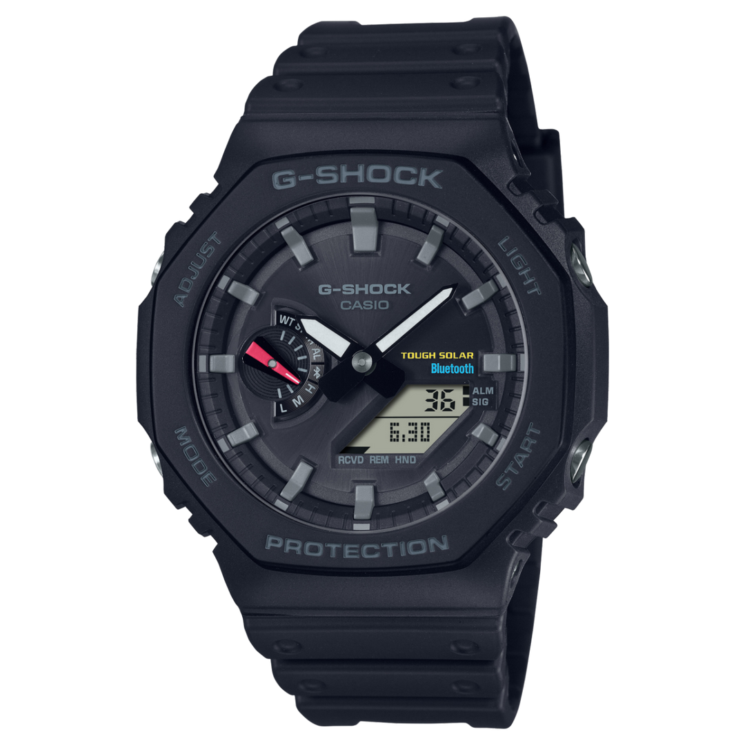 Casio G-shock GA-B2100-1AER - cassa e cinturino resina nera - quadrante nero multifunzionale