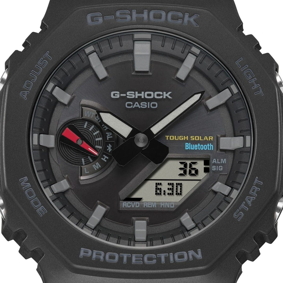 Casio G-shock GA-B2100-1AER - cassa e cinturino resina nera - quadrante nero multifunzionale