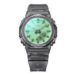 Load image into Gallery viewer, Casio GMA-P2100 GMA-P2100SR-1AER - cassa e cinturino resina grigia trasparente - quadrante verde multifunzione