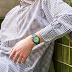 Load image into Gallery viewer, Casio GMA-P2100 GMA-P2100SR-1AER - cassa e cinturino resina grigia trasparente - quadrante verde multifunzione