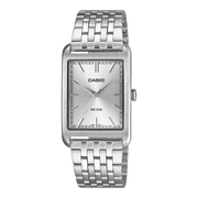 Casio MTP-B215D-7AV MTP-B215D-7AVER - cassa e bracciale acciaio - quadrante argento