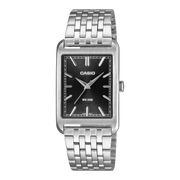 Casio MTP-B215D-1AV MTP-B215D-1AVER - cassa e bracciale acciaio - quadrante nero