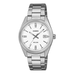 Load image into Gallery viewer, Casio UTP-1302 UTP-1302PD-7AV - bracciale e cassa acciaio - quadrante bianco con datario