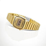 Load image into Gallery viewer, Casio Vintage LA670WEGA-9EF - bracciale, cassa e quadrante digitale oro