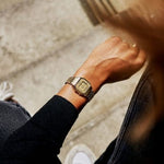Load image into Gallery viewer, Casio Vintage LA680WEGA-9ER - bracciale acciaio dorato - cassa resina oro - quadrante digitale oro - polso