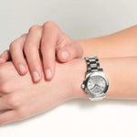 Load image into Gallery viewer, Longines Conquest L3.376.4.76.6 - cassa e bracciale acciaio - quadrante argento con datario