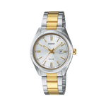 Load image into Gallery viewer, Casio LTP-1302 LTP-1302PSG-7AVEF - cassa acciaio - bracciale acciaio/oro giallo - quadrante argento