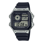Load image into Gallery viewer, Casio AE-1000 AE-1200WH-1CVEF - cinturino e quadrante neri - cassa grigia 