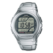 Casio WV-58RD-1A WV-58RD-1AEF - bracciale e cassa acciaio - quadrante grigio digitale