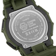 Casio GA-B010 GA-B010-3AER - cinturino e cassa verde scuro e quadrante nero - fondello