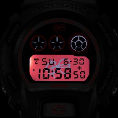 Casio Sfera Ebbasta x G-shock DW-6900SFE25-1ER - cinturino, cassa e quadrante neri con dettagli rossi
