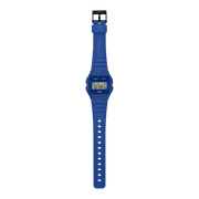 Casio F-91 F-91WB-2A1EF - cinturino, cassa e quadrante blu