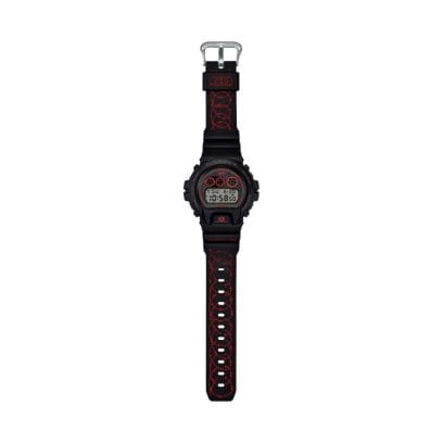 Casio Sfera Ebbasta x G-shock DW-6900SFE25-1ER - cinturino, cassa e quadrante neri con dettagli rossi