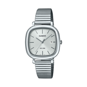 Casio LTP-B166 LTP-B166D-7AVEF - bracciale e cassa acciaio - quadrante argento