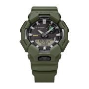 Casio GA-B010 GA-B010-3AER - cinturino e cassa verde scuro e quadrante nero