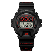 Casio Sfera Ebbasta x G-shock DW-6900SFE25-1ER - cinturino, cassa e quadrante neri con dettagli rossi