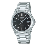 Load image into Gallery viewer, Casio MTP-1100 MTP-1183PA-1AEG - bracciale e cassa acciaio - quadrante nero con datario