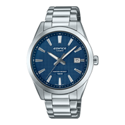 Casio Edifice EFV-160D-2AVEF - bracciale e cassa a acciaio - quadrante blu con datario