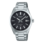 Casio Edifice EFV-160D-1AVEF - bracciale e cassa acciaio - quadrante nero con datario