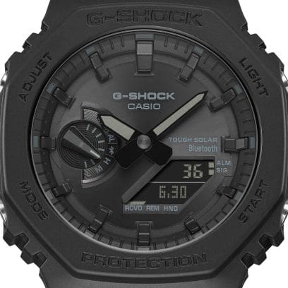 Casio G-shock GA-B2100 GA-B2100-1A1ER - cinturino, cassa e quadrante neri