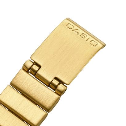 Casio Vintage LA670WEGA-9EF - bracciale, cassa e quadrante digitale oro