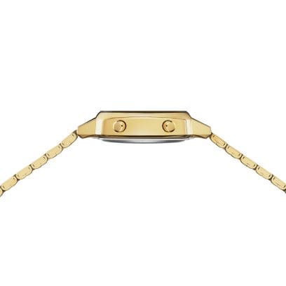 Casio Vintage LA670WEGA-9EF - bracciale, cassa e quadrante digitale oro