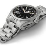 Load image into Gallery viewer, Hamilton Khaki Field Mechanical H69529133 - bracciale e cassa acciaio - quadrante nero