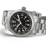 Load image into Gallery viewer, Hamilton Khaki Field Mechanical H69529133 - bracciale e cassa acciaio - quadrante nero